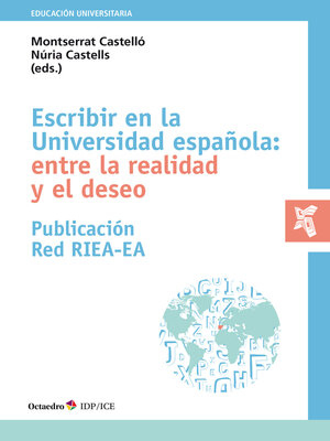 cover image of Escribir en la Universidad española